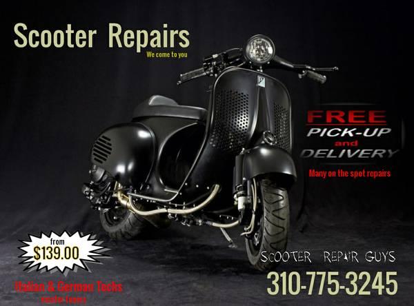 Scooter Repairs - West Hollywood, Los Angeles, California