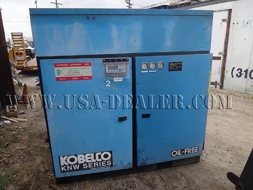 KOBELCO SERIES KNW OIL-FREE TWO-STAGE ROTARY SCREW AIR COMPRESSOR - Downtown, Los Angeles, California