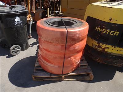 4 NEW MILLENNIUM SOLID PNEUMATIC FORKLIFT TIRE 8.25X15 - Downtown, Los Angeles, California