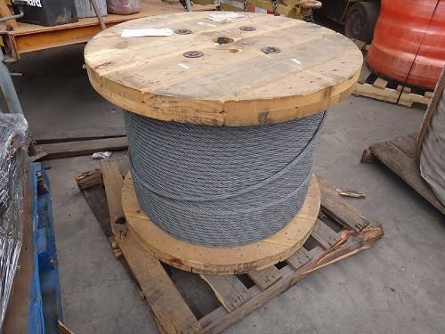 1 SPOOL OF STEEL CABLE 1/2" DIAM - Downtown, Los Angeles, California