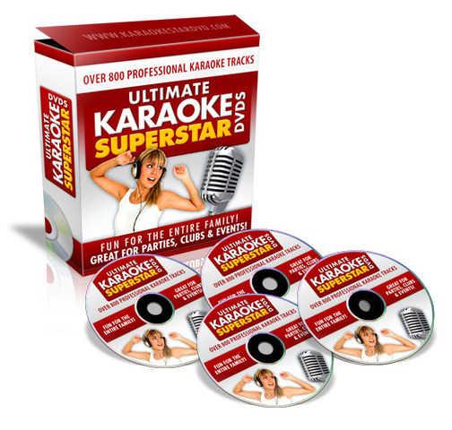 Karaoke Star DVDs 4 Disc Music Song Set - Artesia, Los Angeles, California