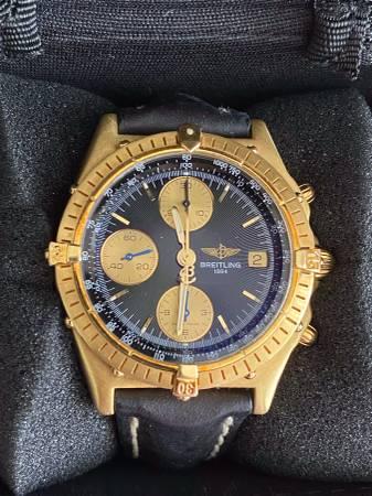 Vintage 18K Gold Breitling Chronomat Chronograph - Simi Valley, Los Angeles, California