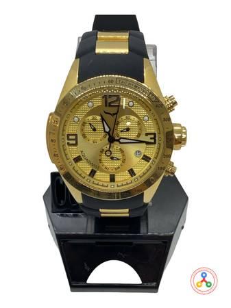 Aquaswiss Trax 6H Black and Gold Stainless Steel Mens Watch - Lawndale, Los Angeles, California