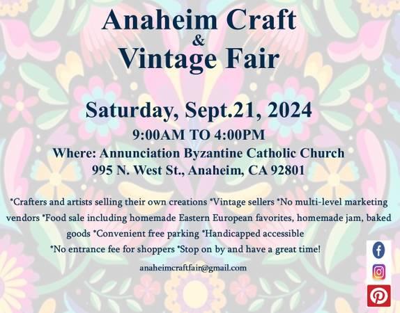 Anaheim Craft & Vintage Fair - Anaheim