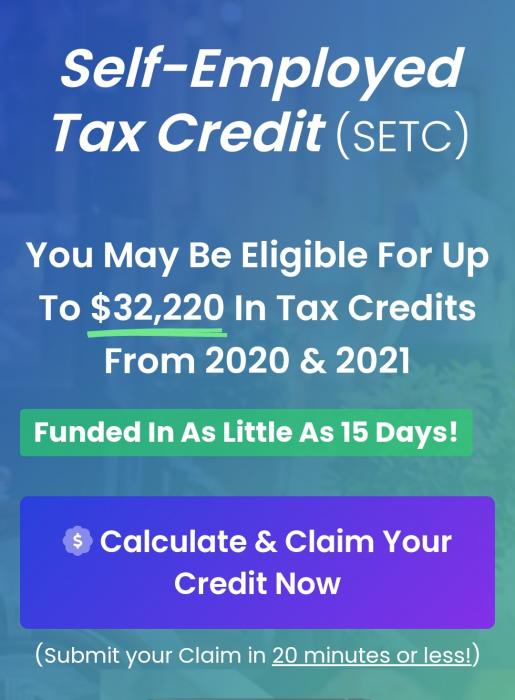 Self-employed tax credit (SETC) - Hollywood, Los Angeles, California